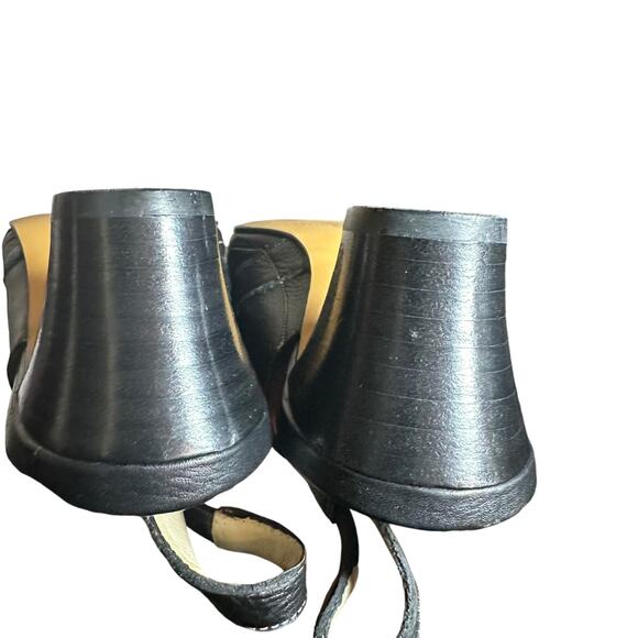 Ros hommerson sling back dress leather heel double wide 8 1/2 WW pointed toe - Picture 10 of 12